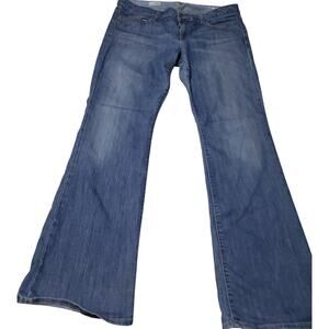 GAP 1969 Womens bootcut Mid Rise Blue Jeans Size 14 Cabincore Western Cowgirl